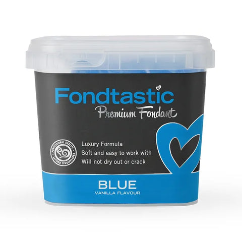 BLUE 1KG PREMIUM FONDANT by FONDTASTIC