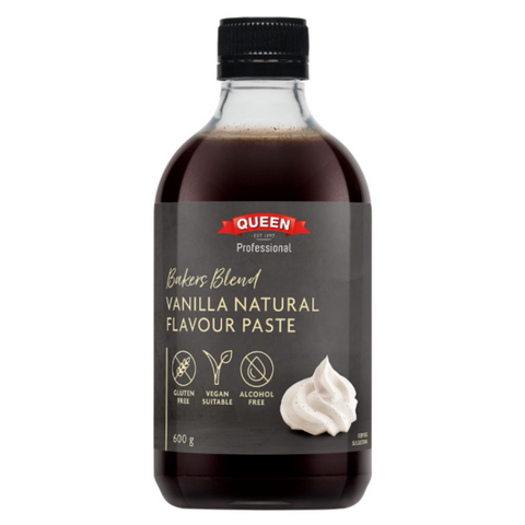 VANILLA NATURAL FLAVOUR PASTE BAKERS BLEND by QUEENS 500ml