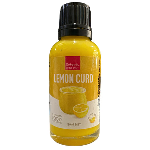 LEMON CURD FLAVOURED FOOD COLOURING by ROBERTS 30ml