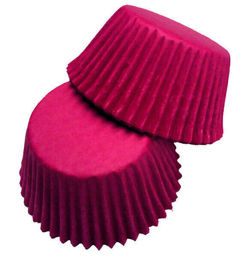#408 DEEP PINK CUPCAKE CASES approx 20