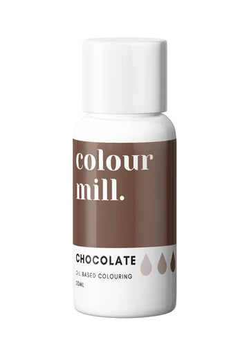 CHOCOLATE COLOUR MILL OIL BASED COLOURING 20ml