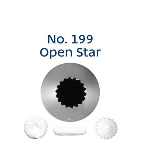 #199 OPEN STAR PIPING NOZZLE stainless steel