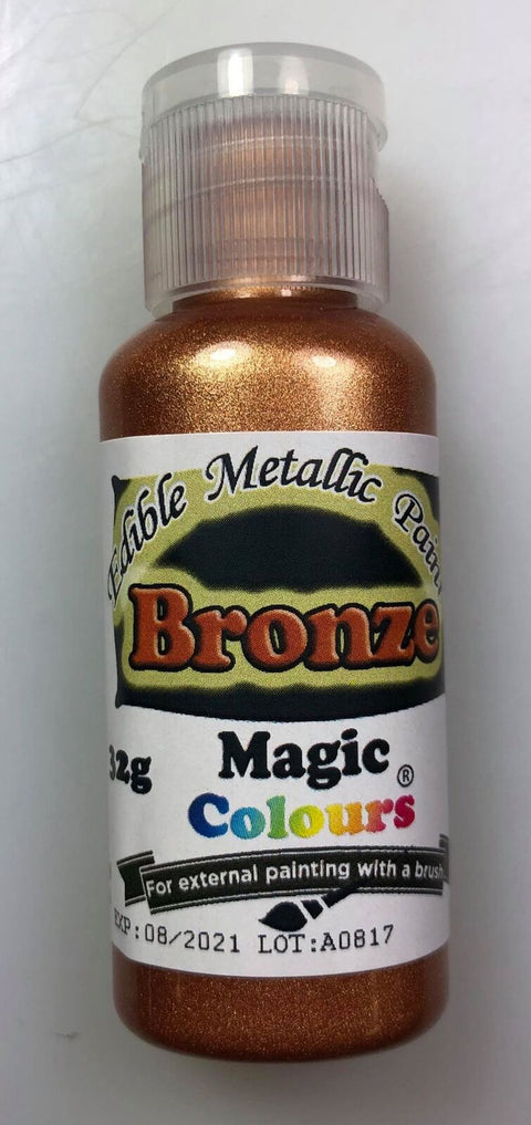 BRONZE METALLIC PAINT 32g by MAGIC COLOURS