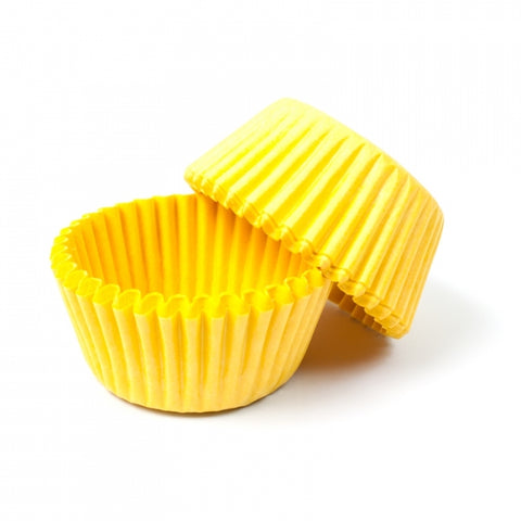 #408 YELLOW CUPCAKE CASES approx 20