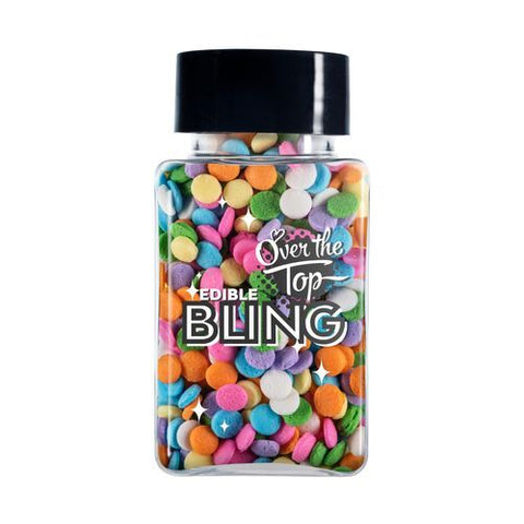 PASTEL EDIBLE CONFETTI SEQUINS 55g by OVER THE TOP