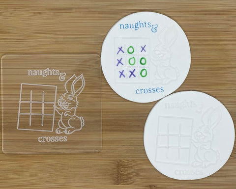 NAUGHTS & CROSSES PYO EASTER - RAISE IT UP COOKIE STAMP