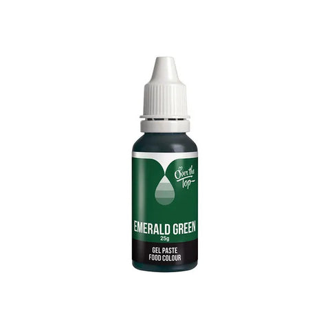 EMERALD GREEN GEL PASTE COLOUR by OVER THE TOP 25g