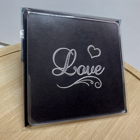 LOVE FLOURISH with HEART - RAISE IT UP COOKIE STAMP