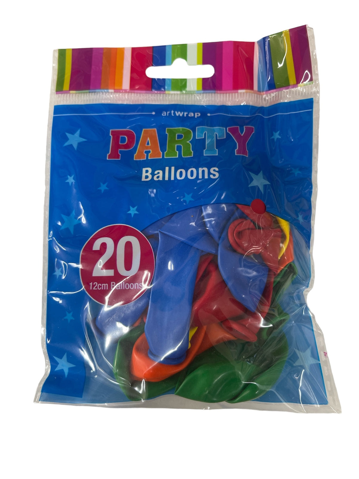 RAINBOW BALLOONS 12cm x 20 pack Whip It Up Cake Supplies