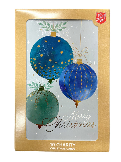 CHRISTMAS CARDS 10 pack BAUBLE - SALVATION ARMY