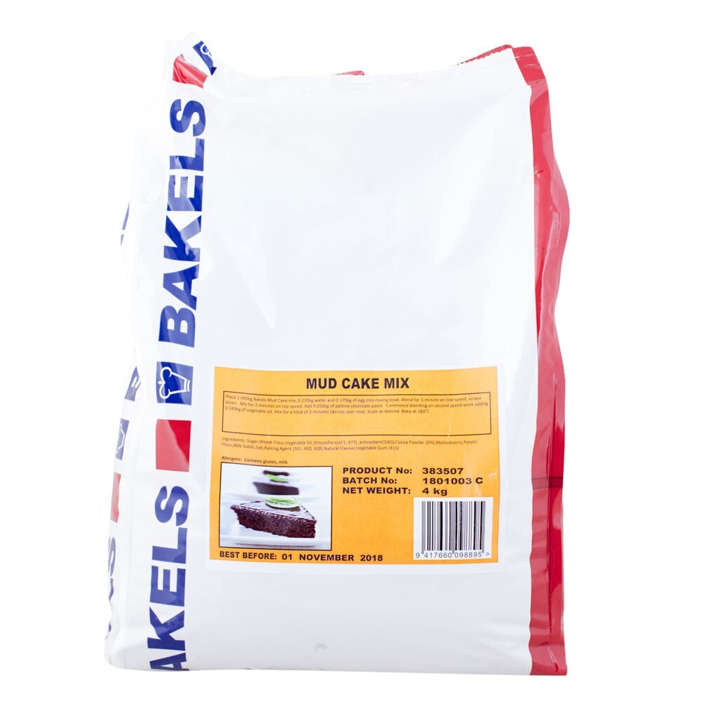 CHOCOLATE MUD CAKE MIX 4KG Whip It Up Cake Supplies