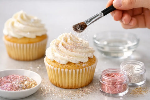 How to Apply Edible Glitter Properly