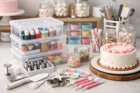 How to Organise Cake Decorating Supplies