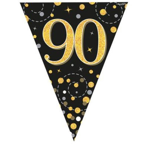 90 FLAG BUNTING 3.9m long - Whip It Up Cake Supplies