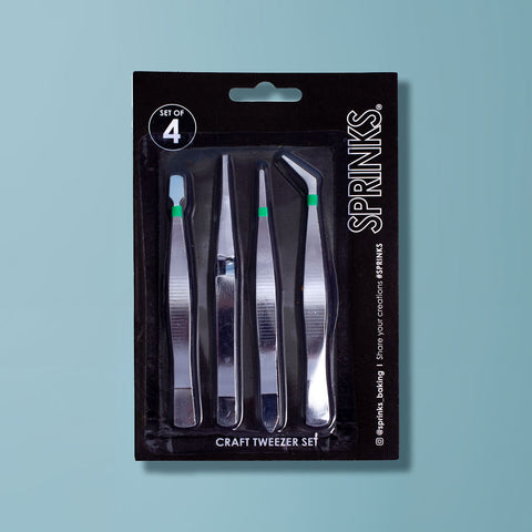 TWEEZER SET of 4 - Whip It Up Cake Supplies