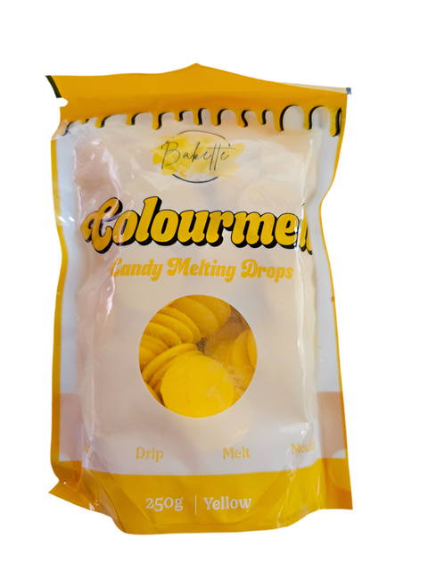 YELLOW CANDY MELT 250g by BAKETTE - Whip It Up Cake Supplies