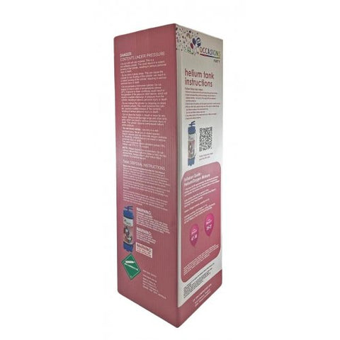 HELIUM TANK BALLOON KIT 50 BALLOONS - Whip It Up Cake Supplies