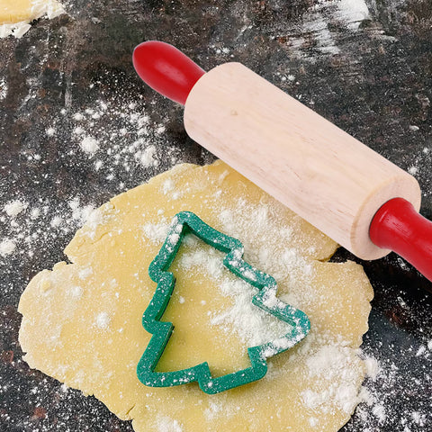 SMALL ROLLING PIN WOODEN 20 X 3.7CM