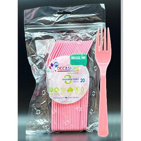 LIGHT PINK SPOONS 20pk