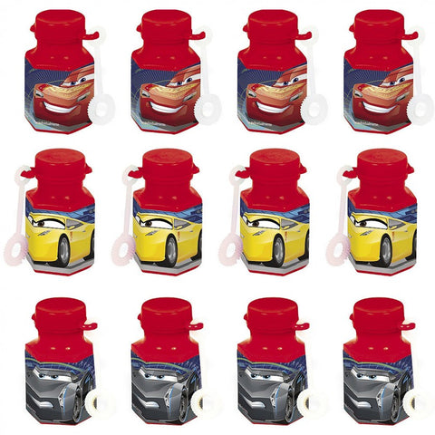 CARS MINI BUBBLES 12 pack