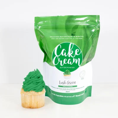 LUSH GREEN CAKE CREAM 400g - Whip It Up Cake Supplies