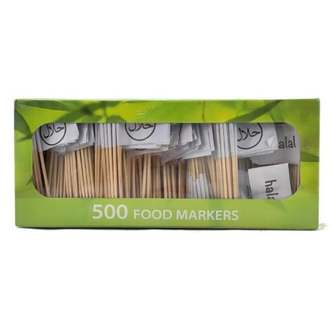 HALAL FLAGS / FOOD MARKERS 500 pack - Whip It Up Cake Supplies
