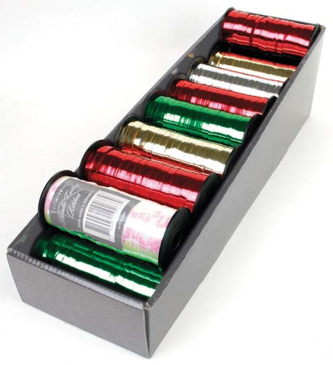CURLING RIBBON CHRISTMAS FOIL 50m - Whip It Up Cake Supplies