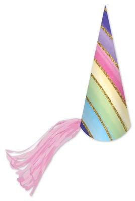 UNICORN PARTY HATS 6 pk - Whip It Up Cake Supplies