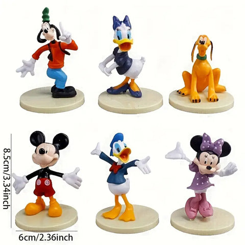 MICKEY & FRIENDS FIGURINE SET x 6 pieces - Whip It Up Cake Supplies