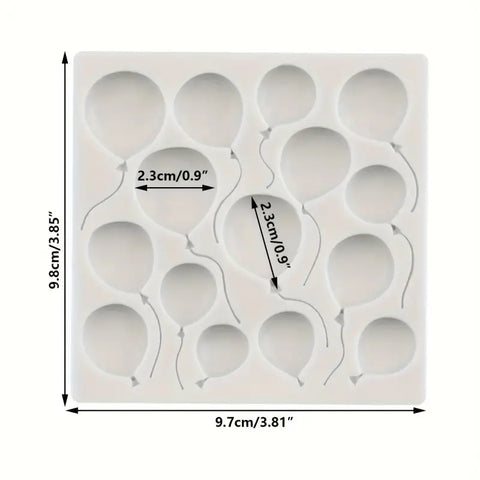 BALLOON SILICONE MOULD 15 cavity