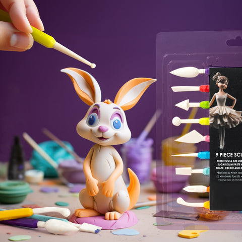 SCULPTING TOOL SET OF 9 - Whip It Up Cake Supplies