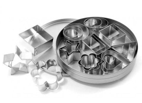 ASSORTED SHAPE CUTTERS SMALL set of 24 - Whip It Up Cake Supplies