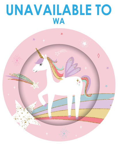UNICORN PLATES 9" (23cm) 8pk - Whip It Up Cake Supplies