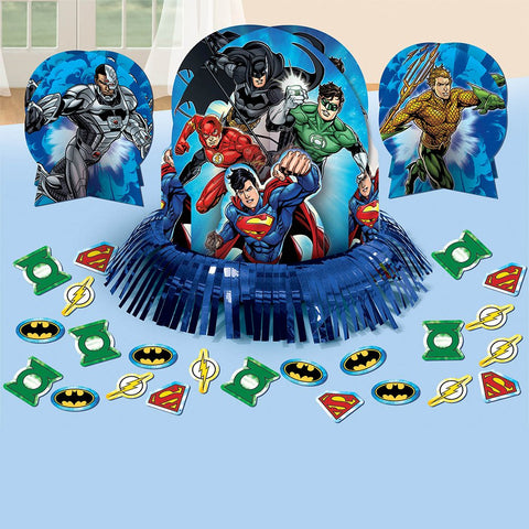 JUSTICE LEAGUE UNITE TABLE DECORATING KIT - Whip It Up Cake Supplies