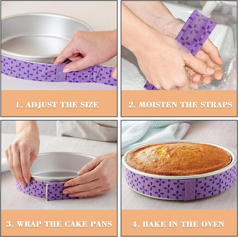 BAKE EVEN CAKE STRIPS SMALL - Whip It Up Cake Supplies