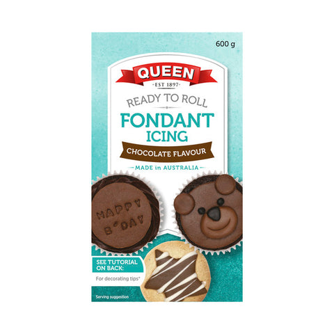 QUEEN CHOCOLATE FONDANT ICING 600g - Whip It Up Cake Supplies