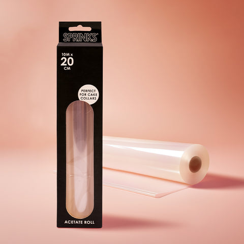 ACETATE ROLL 20cm X 10m by SPRINKS - Whip It Up Cake Supplies