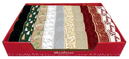 CHRISTMAS RIBBON PREMIUM 2m ASSORTED - Whip It Up Cake Supplies