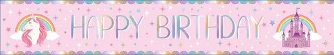 UNICORN BANNER 1.8m - Whip It Up Cake Supplies