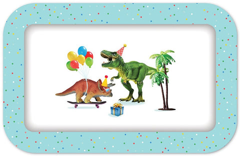 DINOSAUR PLATTER CARDBOARD 6 pk - Whip It Up Cake Supplies