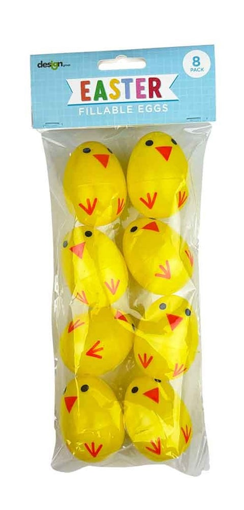 EASTER FILLABLE CHICK EGGS 8 pack - Whip It Up Cake Supplies