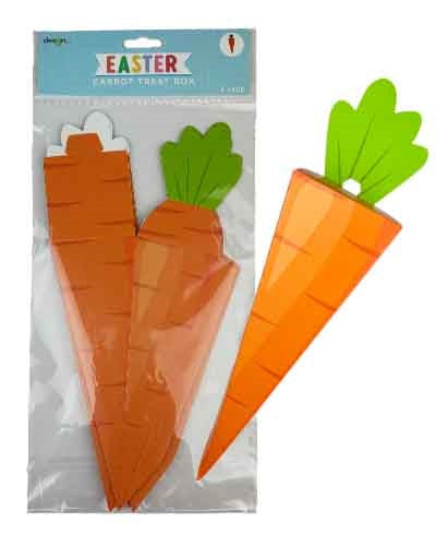 CARROT EASTER TREAT BOX 5 pack - Whip It Up Cake Supplies