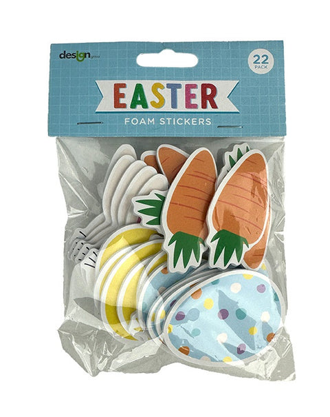 EASTER FOAM STICKERS 22 pack - Whip It Up Cake Supplies