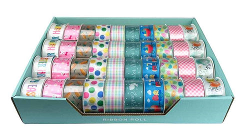 EASTER RIBBON x 2m 37mm WIDE - Whip It Up Cake Supplies