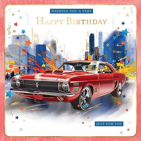 BIRTHDAY CARD CAR
