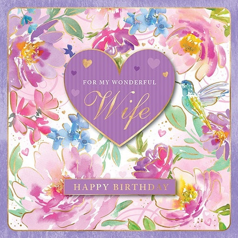 BIRTHDAY CARD WIFE