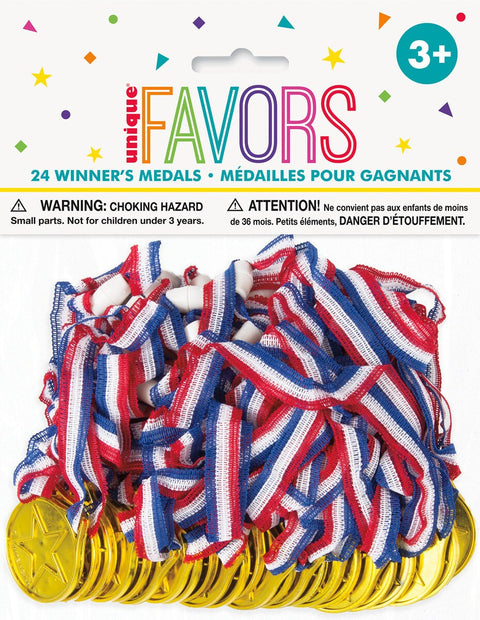 GOLD MEDAL FAVOURS 24pk