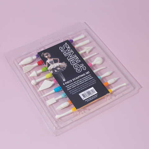 SCULPTING TOOL SET OF 9 - Whip It Up Cake Supplies