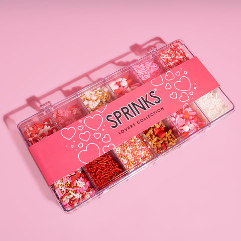 LOVERS COLLECTION SPRINKLES VALENTINES BOX 300g - Whip It Up Cake Supplies