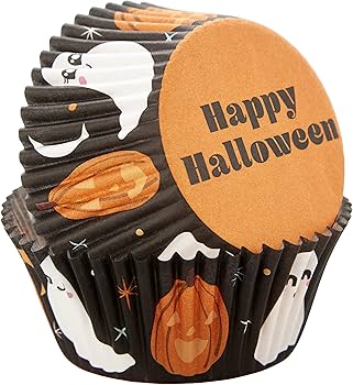 HAPPY HALLOWEEN CUPCAKE CASES 75 pack